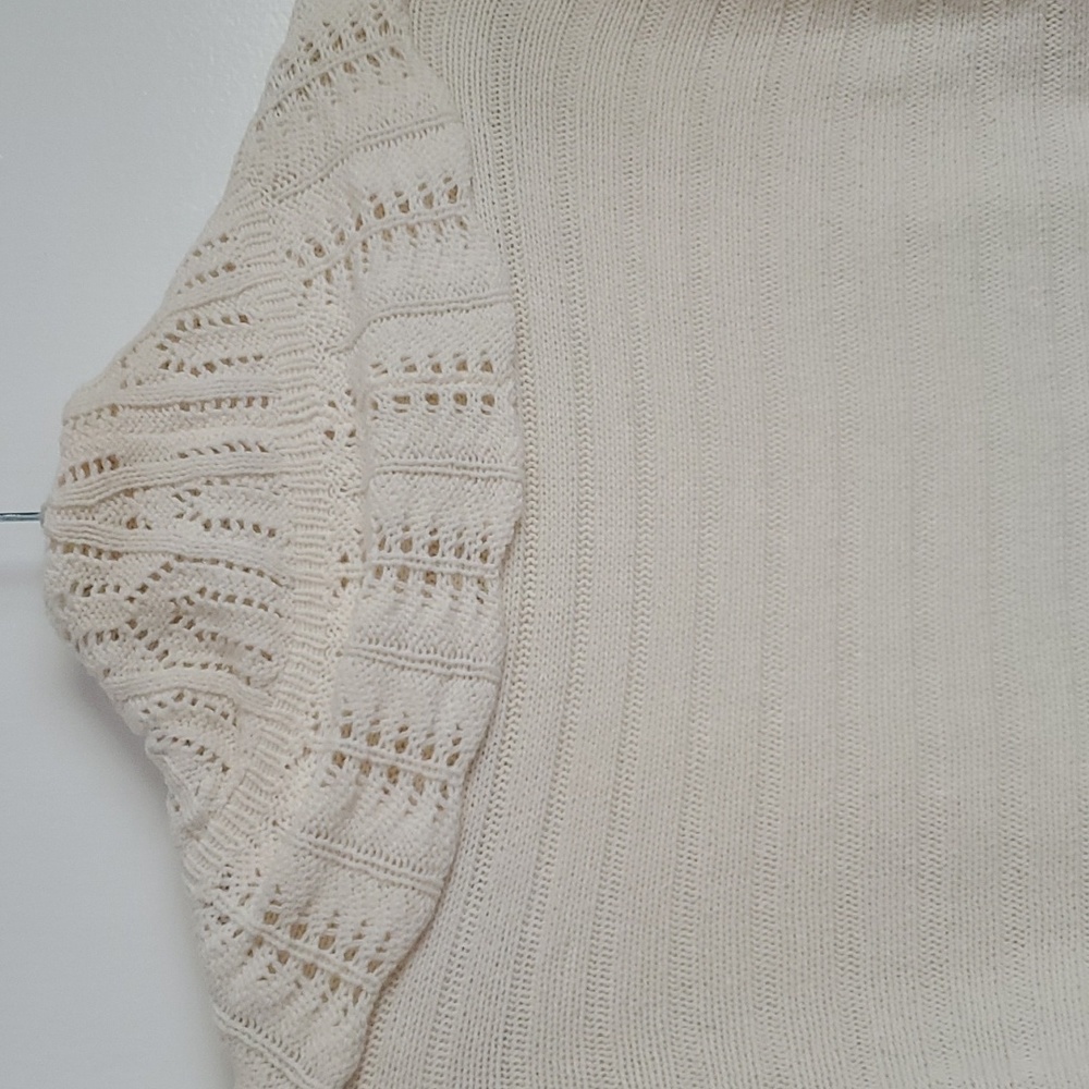 Kenar Cream Crochet Ruffle Cardigan - Picture 7 of 9